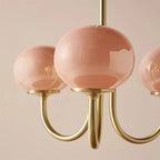 Cream Pink Bedroom Pendant Light for Cozy Living Spaces