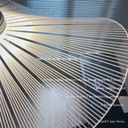 Postmodern Waves Design LED Chandeliers, Loft Living Room Office Lighting Fixtures