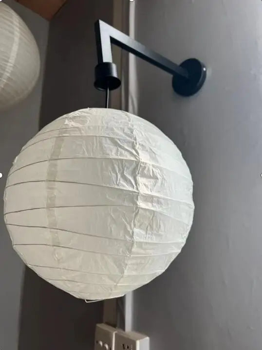 Akari Rice Paper Pendant Lamp for Living Room Bedroom - Wabi Sabi Design