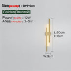 LED Grille Living Room Sofa TV Wall Lamp Strip, Minimalist Modern Bedroom Bedside Lighting