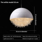 Young Luxury Crystal Chandelier Light for Living Room and Lobby