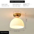 Nordic Acrylic Chandelier LED Ceiling Lamp for Aisle Corridor Balcony, E27 Fixtures