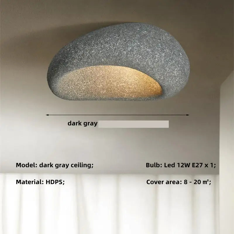 Wabi Sabi E27 Ceiling Chandelier for Home Art Deco Lighting