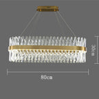 Modern Gold Crystal Ceiling Chandelier for Luxury Living Spaces