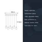 Magnolia Flower G9 LED Chandelier - White Luxury Pendant Light Fixtures