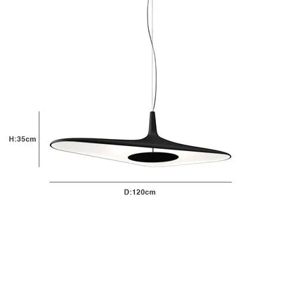 Noir Pendant Lamp: Vintage Nordic Design Lighting for Dining Room & Kitchen Island