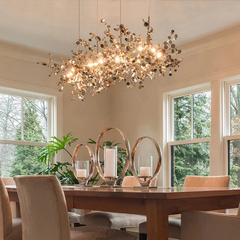 LED Chandelier: Modern Simplicity for Living, Dining Room, Kitchen, Bedroom - Home Decor Light Fixture