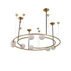 LED Round Chandelier Pendant Light for Ceiling Living Room Bedroom Decor
