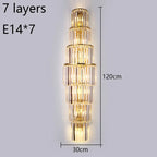 Crystal Wall Lamp: Elegant Lighting for Luxury Hotel, Club, Villa, Living Room, Office, Banquet