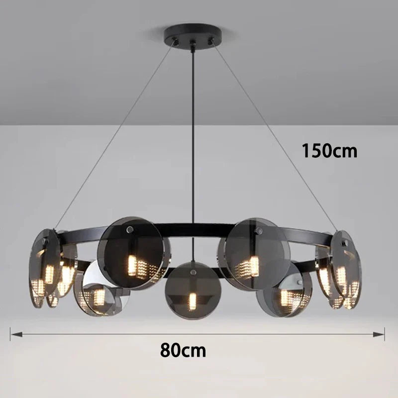Modern LED Pendant Chandeliers for Home Decor Living and Dining Room Lighting