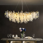 Crystal LED Chandelier: Luxury Pendant Lamp for Home Decor