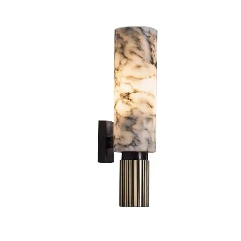 Marble Wall Lamp Copper Light Luxury Natural Marble Wall Lamp