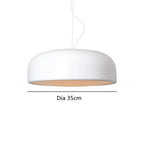 Glossy Black Round Nordic Pendant Light for Dining Room and Bar Decor