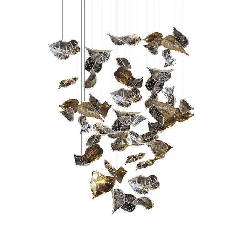 Luxury LED Chandelier: Modern Hall Duplex Hotel Lobby Pendant Light