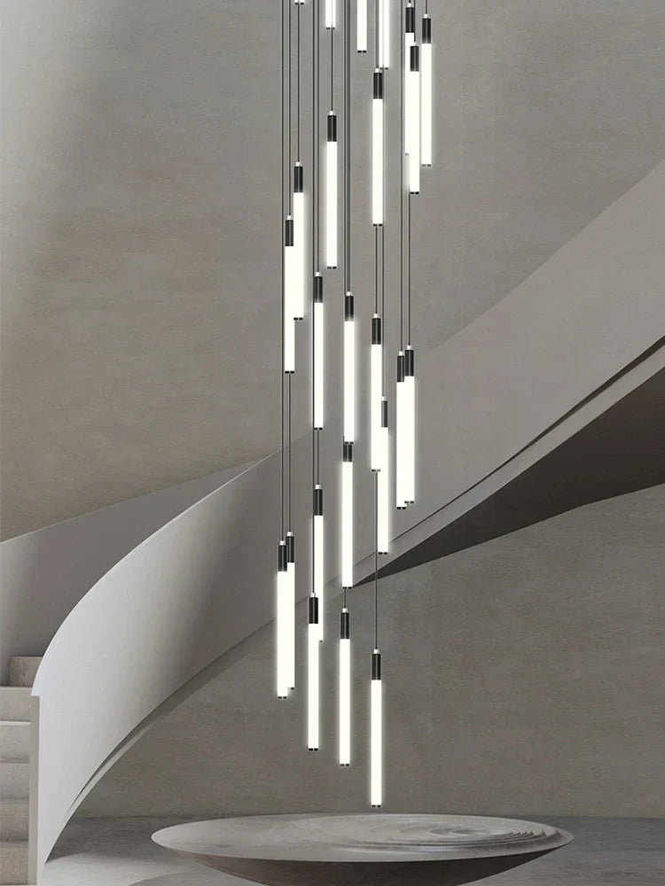Modern LED Chandelier Pendant Light for Loft Staircase Lighting