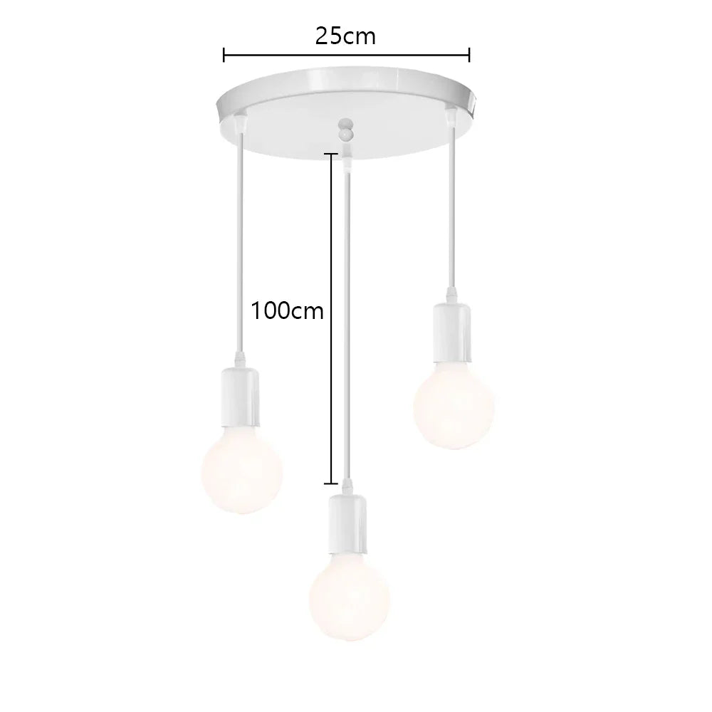 Wrought Iron Caged Pendant Light for Industrial Style Decor