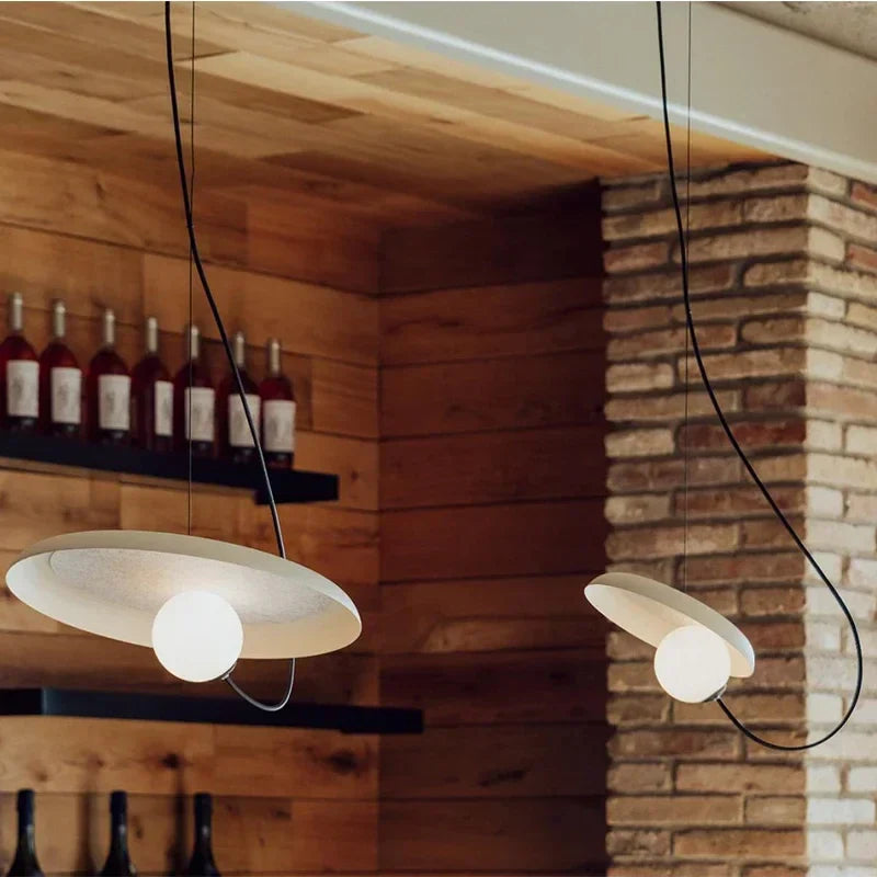 Grid Color LED Pendant Light for Home Decor and Restaurant, Modern Chandelier