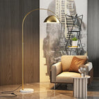 Designer Marble Floor Lamp for Luxury Living Room Lighting