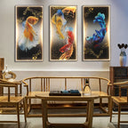 Fish LED Wall Sconces Set of 3 for Modern Home Decor & Ambiance