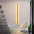 Black Gold LED Strip Wall Lights for Dining & Living Room Modern Minimalist Design