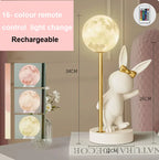 Nordic Rabbit Table Lamp: Luxury Bunny Night Light for Bedroom, Wedding & Birthday Gift