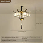 Luxury Crystal Chandelier: Modern Chinese Villa Living Room Lighting