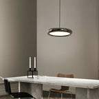 Modern LED Circle Pendant Chandelier for Dining Room & Kitchen