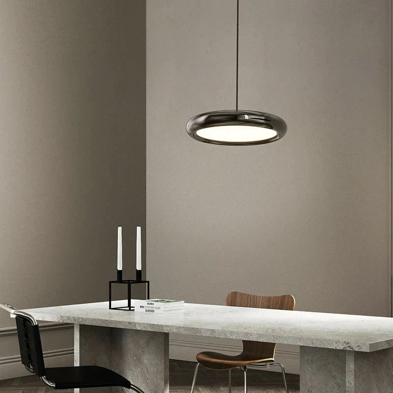 Modern LED Circle Pendant Chandelier for Dining Room & Kitchen