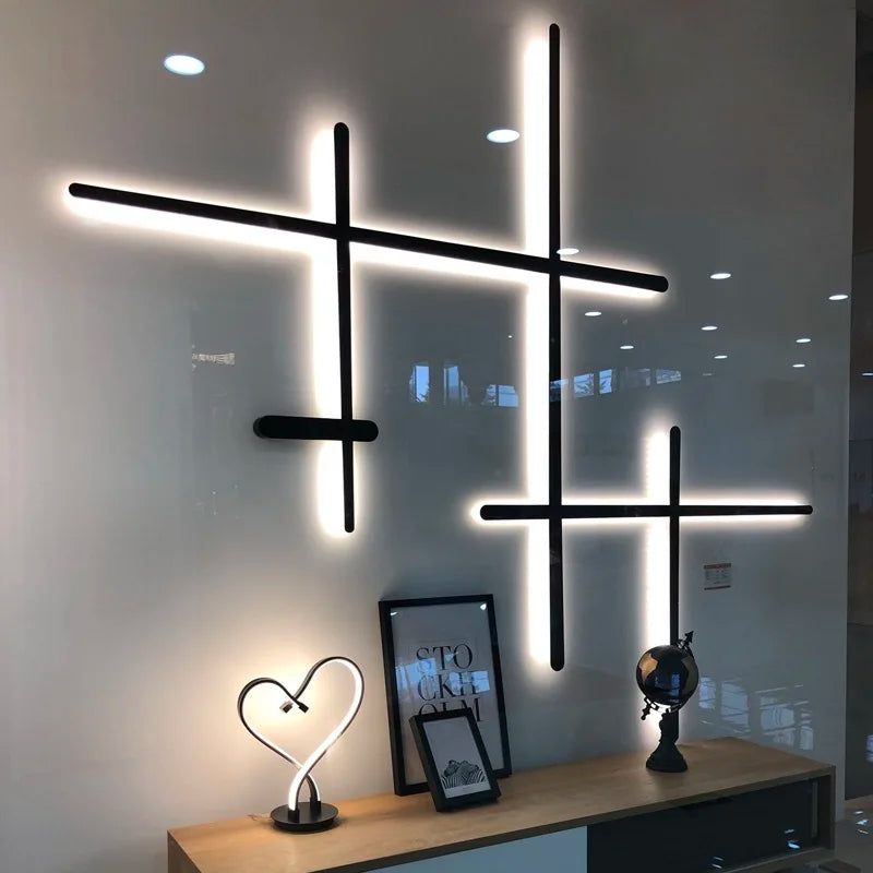 Modern Rotatable LED Wall Sconce for Living Room Bedroom Hallway
