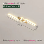 LED Strip Ceiling Lights: Modern Minimalist Corridor & Balcony Lighting