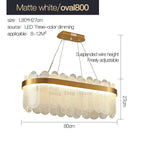 Modern Crystal Glass Chandelier Light for Living Room Dining Bedroom Kitchen Décor