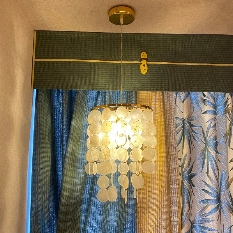 Nordic Shell Wind Chime Chandelier LED Pendant Light