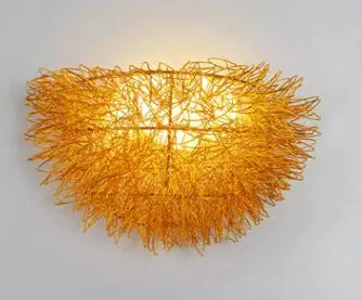 Bird Nest LED Wall Lamp for Children Bedroom, Study Room, Restaurant Decoration