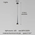 Water Drop Pendant Light: Modern Luxury Chandelier for Staircase, Bedside, Bar, and Restaurant