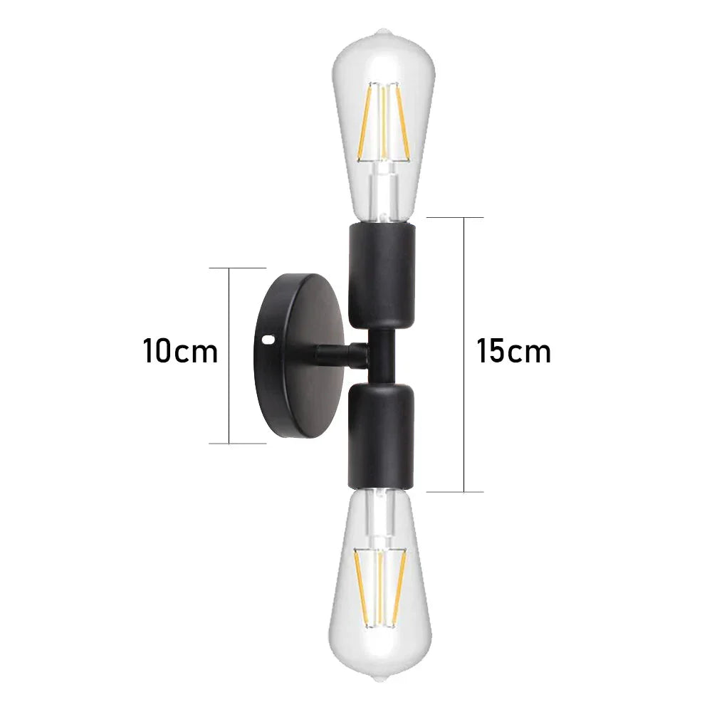 LED Multihead Mirror Wall Lamp – Vintage Decorative Indoor Lighting