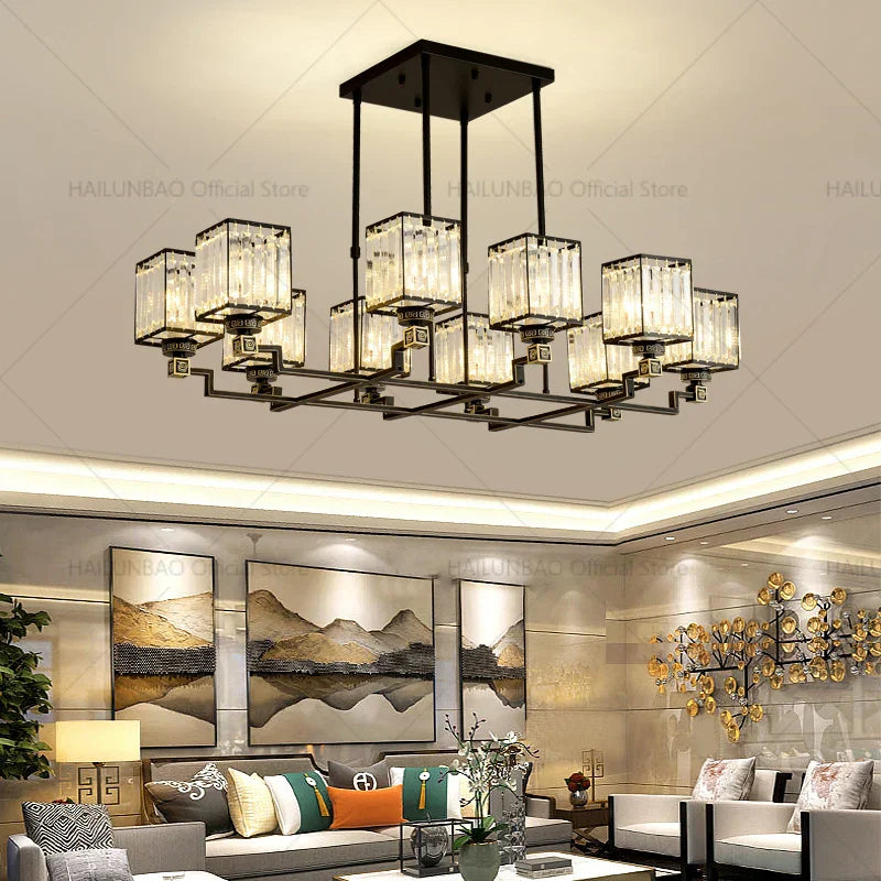 Crystal Chandelier: Modern, Luxe, & Chic for Living Room, Bedroom, Restaurant & Villa