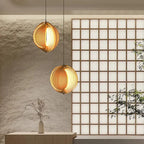 Wabi Sabi Wooden LED Pendant Lights for Home Decor and Lighting