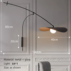 Nordic LED Wall Lamp Adjustable Long Arm, Bedroom Reading Light