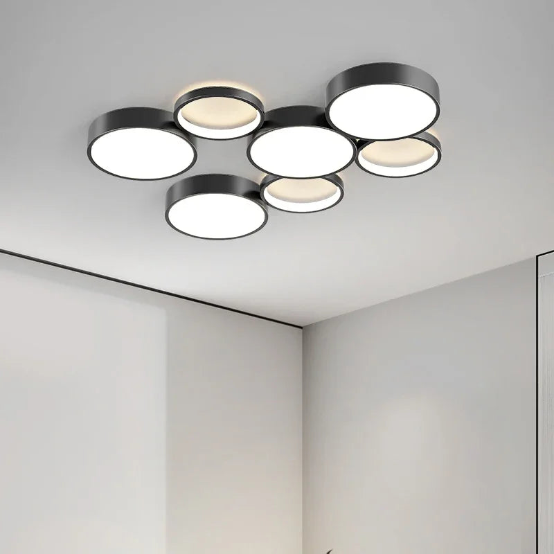 Modern Circles LED Ceiling Light for Living Room Bedroom