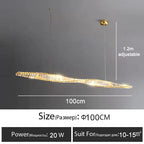 Luxury Irregular Crystal LED Ceiling Chandelier