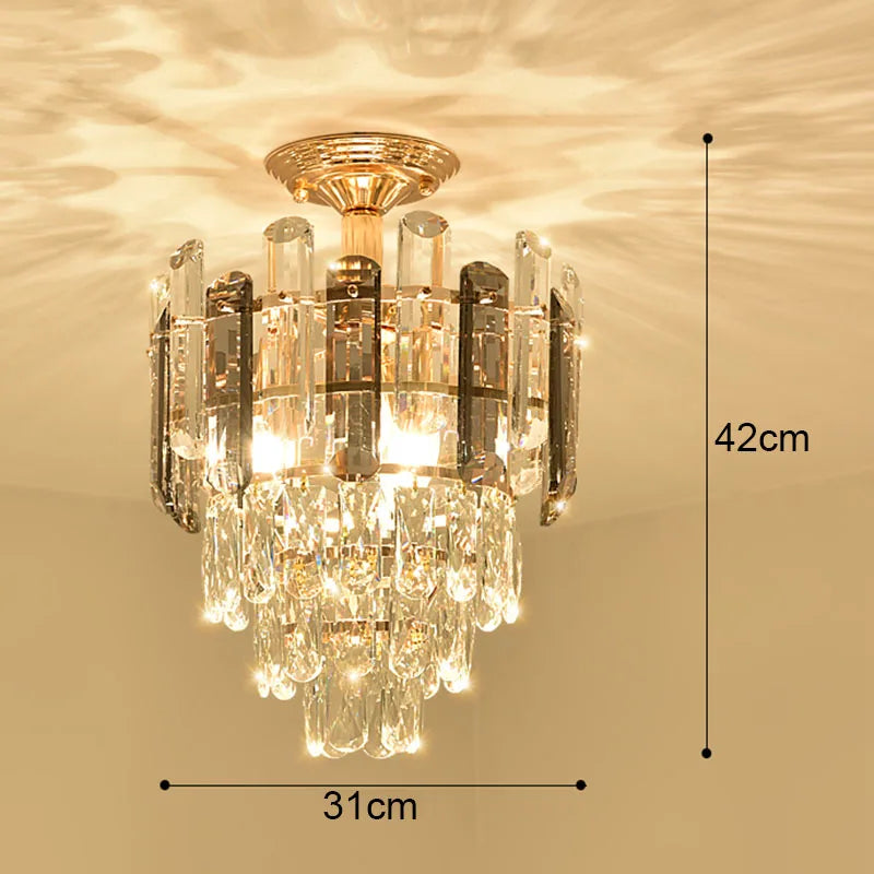 Crystal LED Ceiling Chandelier for Home Decor