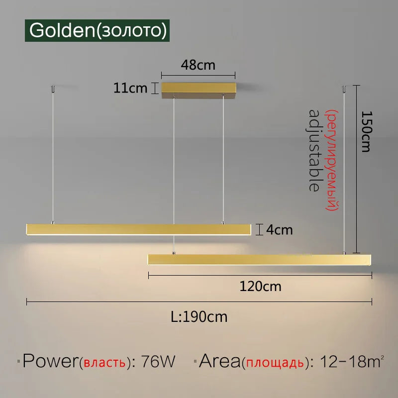 Nordic Dining Table Lamp: Creative & Modern Chandelier for Dining Room