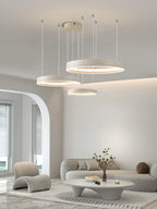 Modern Nordic Round Ceiling Chandelier Dining Bedroom Kitchen Lighting Lamps