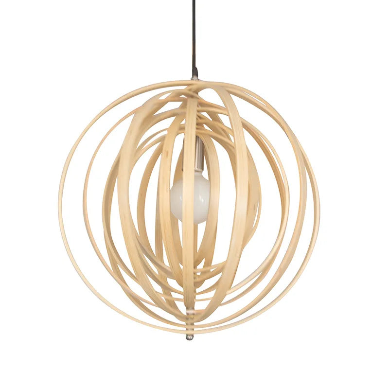 Nordic Solid Wood Pendant Lamp for Home Decoration