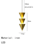 Tapered Cone Pendant Lamp - Modern Bedroom Chandelier for Stylish Corridor and Living Room