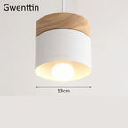 Nordic Macaron LED Pendant Light Fixtures Industrial Kitchen Luminarias