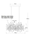 LED Chandelier: Modern Simplicity for Living, Dining Room, Kitchen, Bedroom - Home Decor Light Fixture