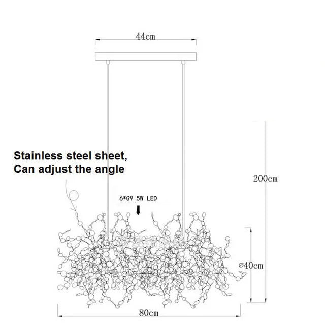 LED Chandelier: Modern Simplicity for Living, Dining Room, Kitchen, Bedroom - Home Decor Light Fixture