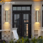 Outdoor LED Wall Light: Waterproof Garden Spotlight for Villa Exterior.