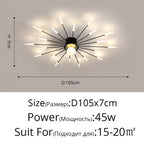 LED Chandelier Lights - Modern Indoor Lighting for Living Room, Kids Room, Bedroom